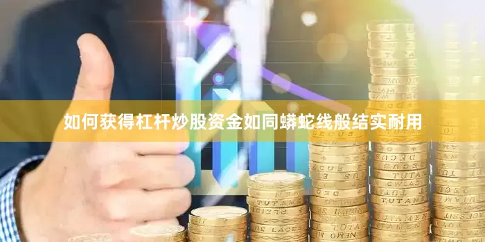 如何获得杠杆炒股资金如同蟒蛇线般结实耐用